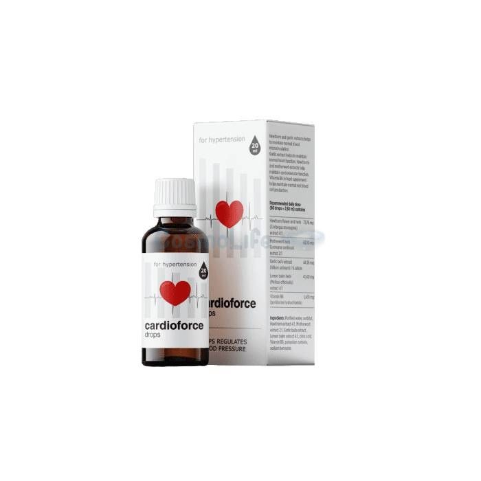 ✤ Cardioforce - drops from hypertension