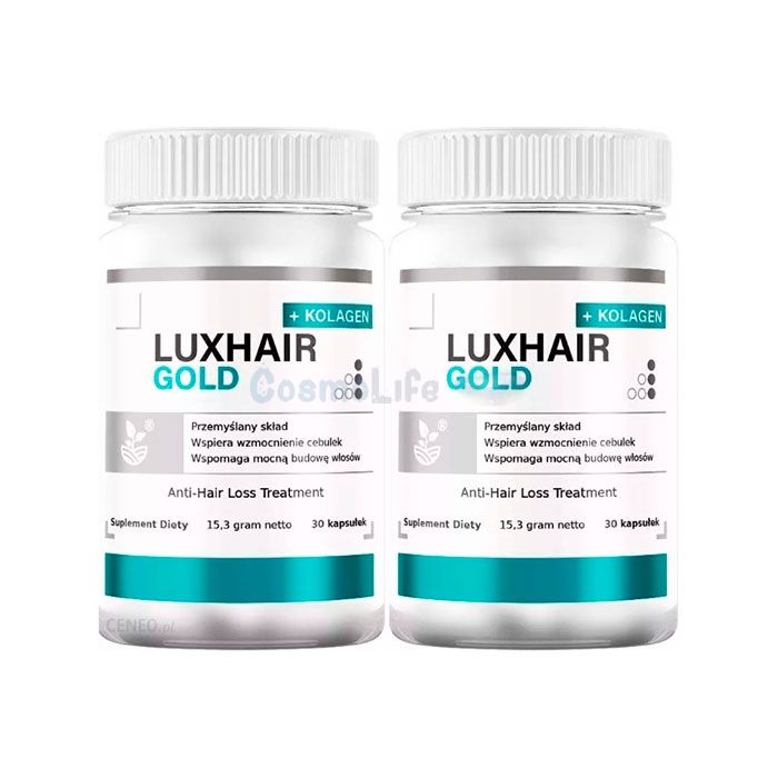 ✤ LuxHair Gold - kapsuly na rast vlasov