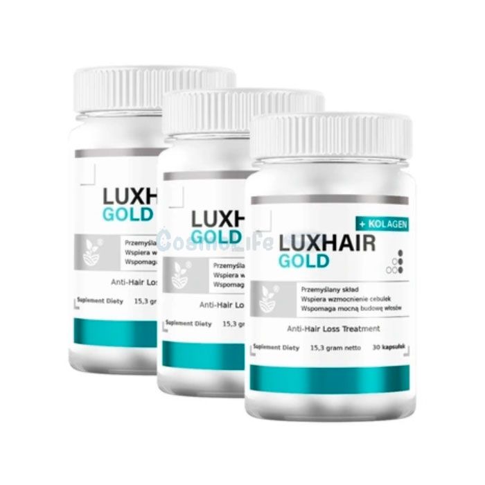 ✤ LuxHair Gold - קפסולות לצמיחת שיער