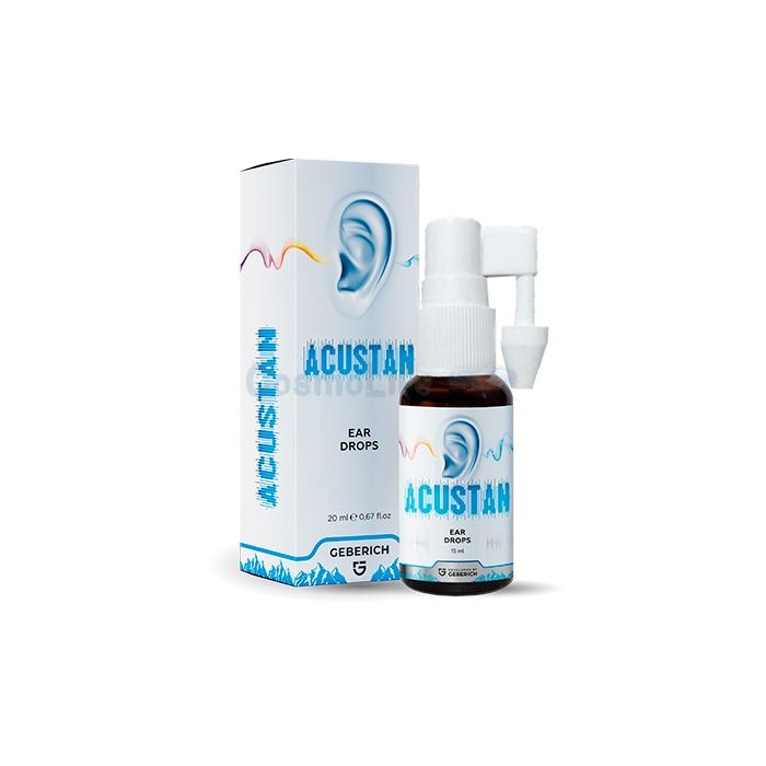 ✤ Acustan drops - drops to improve hearing