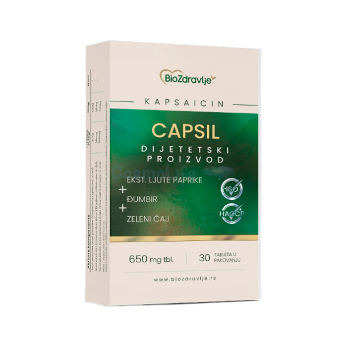 ✤ Capsil - produkt na kontrolu hmotnosti